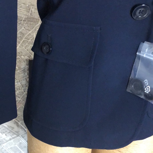 MAXMARA Navy Blue Blazer Size 2-4 - Picture 7 of 16